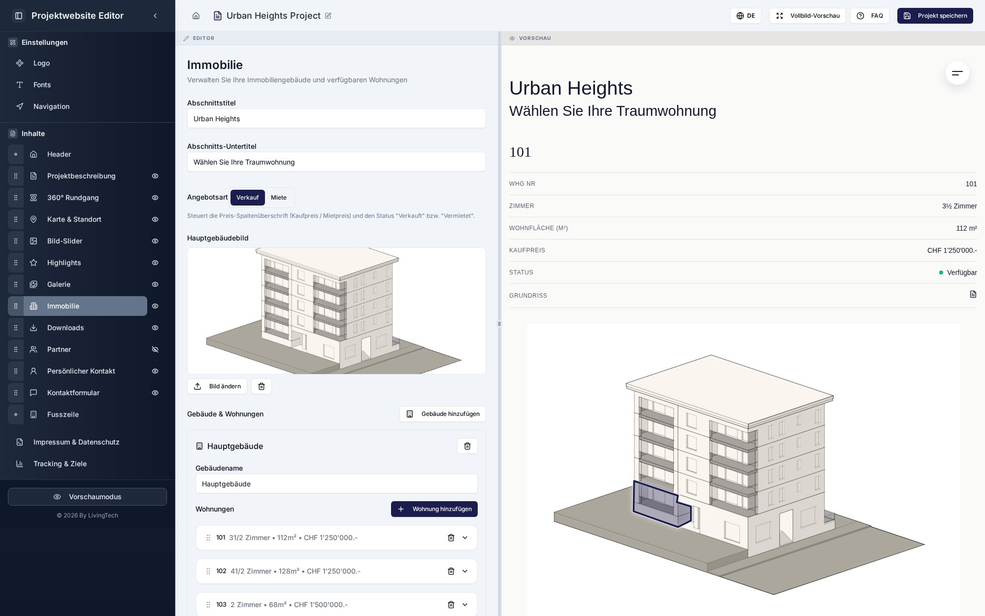 VisionProjects Editor – Interaktiver Objekt-Viewer